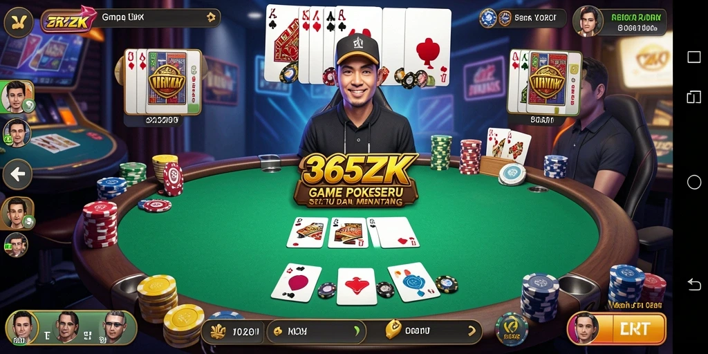 Tampilan gameplay seru di 365ZK dengan pemain aktif.