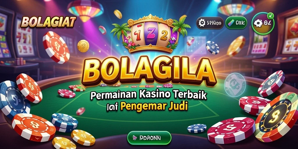 Tampilan gameplay BOLAGILA yang seru dan menegangkan di kasino.