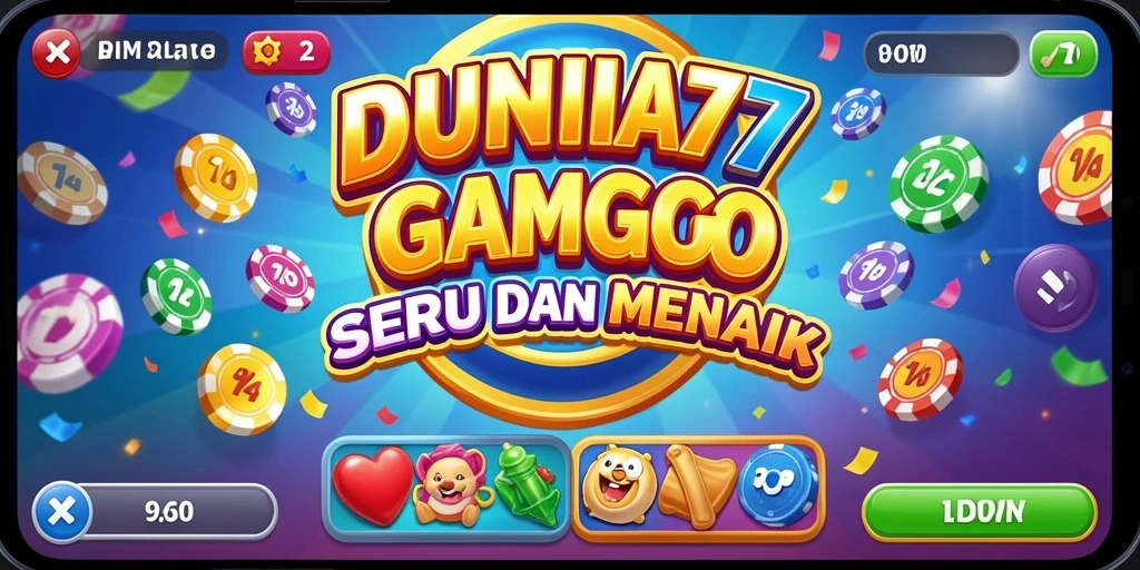 Screenshot gameplay DUNIA77 yang menampilkan keseruan permainan Bingo.
