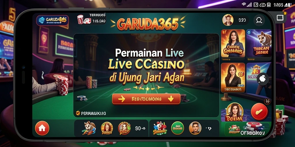 Tampilan gameplay langsung dari GARUDA365 yang menawan dan interaktif.