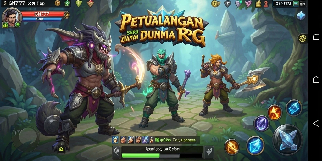 Gameplay seru di dalam dunia RPG GN777 yang penuh petualangan.