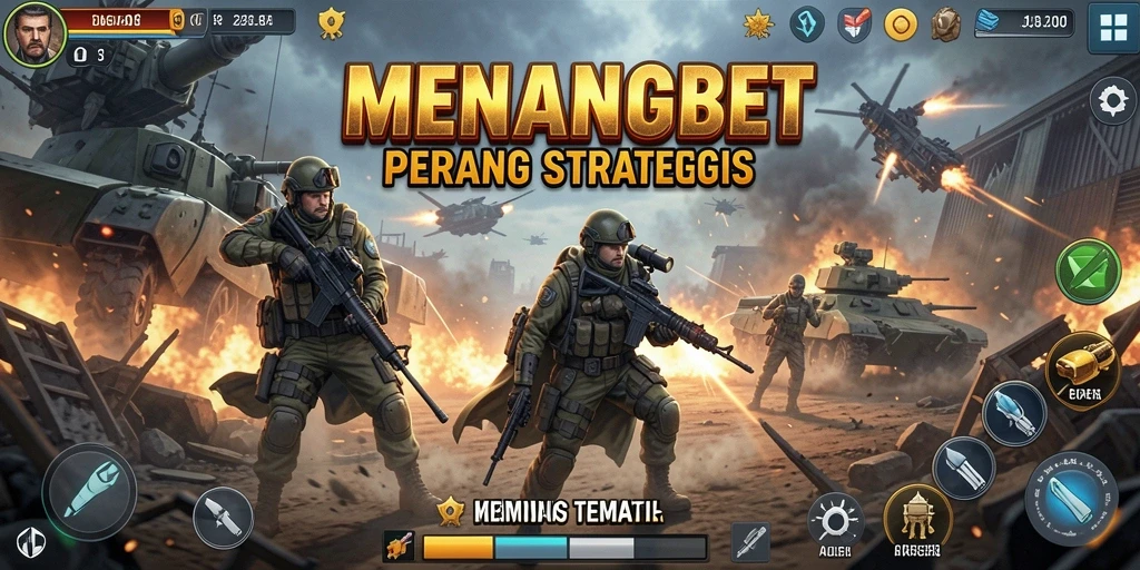 Aktivitas pertempuran seru di game TPS MENANGBET.