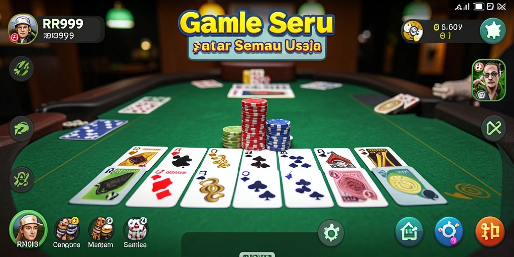 Screenshot gameplay Gaple menarik di RR999.