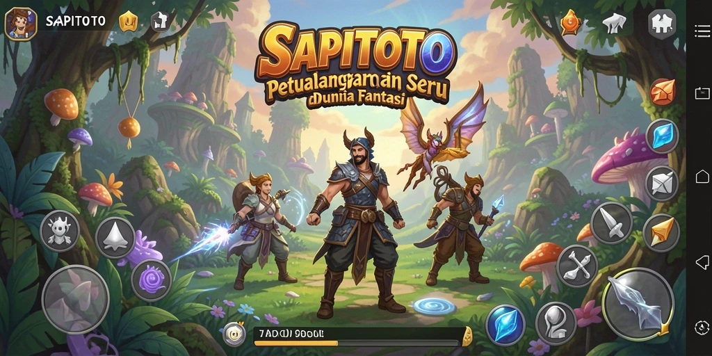 Menampilkan gameplay petualangan seru di dunia fantasi yang menakjubkan.