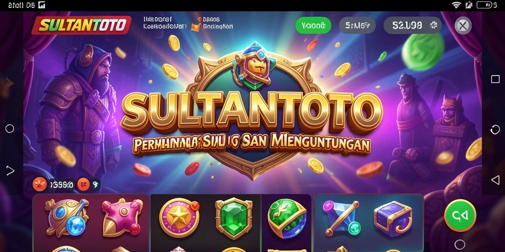 Tampilan gameplay SULTANTOTO yang menarik dan menantang.