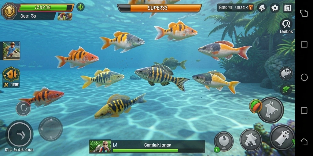 Tampilan gameplay SUPER33 yang seru dan penuh aksi Tembak Ikan.