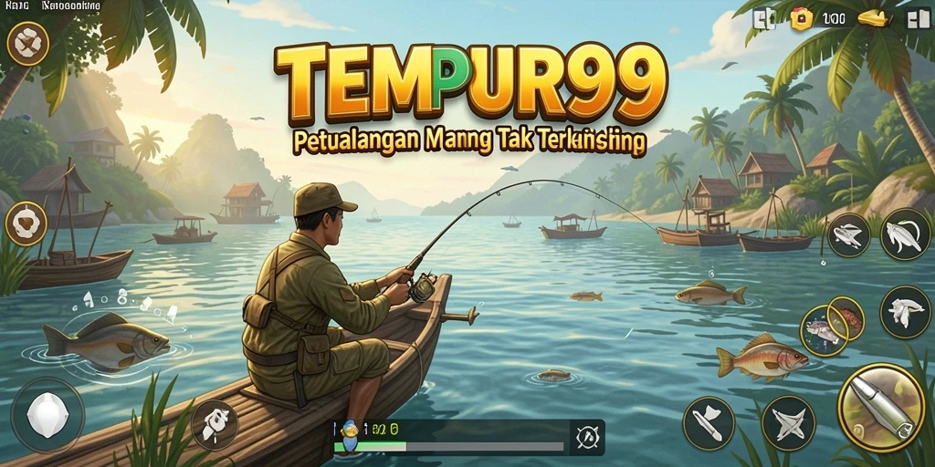 Tangkapan ikan besar dalam gameplay TEMPUR99 yang menakjubkan.
