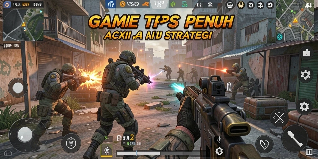 Tampilan gameplay menarik dari <strong>VISA89</strong> dengan aksi tembak-menembak yang intens.